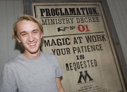Tom Felton Universal Orlando Resort Tom Felton Universal Orlando Resort