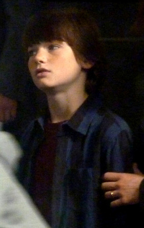 Above: Arthur Bowen as Albus Potter, Ryan Turner as Hugo Weasley and Will 
