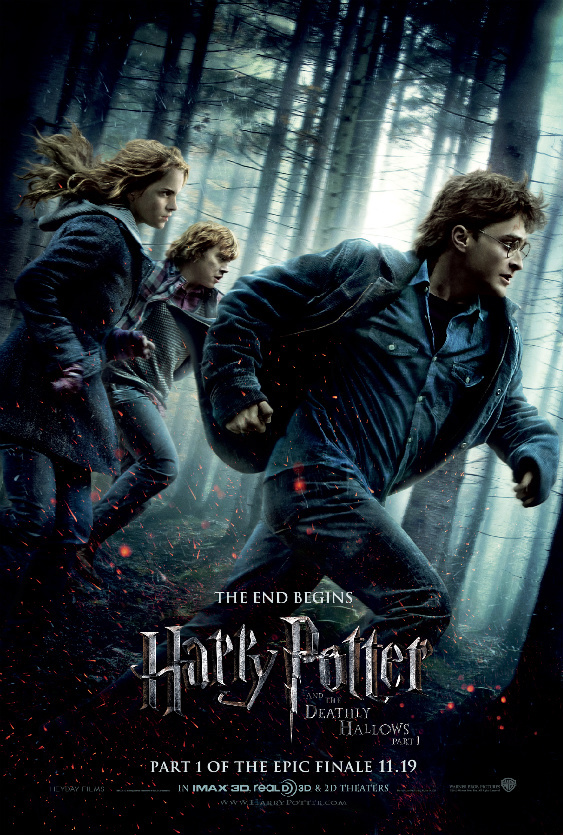 Harry, Ron, Hermione on the run in new ‘Hallows’ poster — Harry Potter