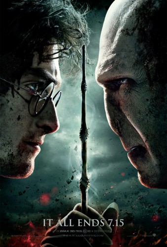 Harry and Voldemort face off in the first 'Deathly Hallows: Part 2' poster