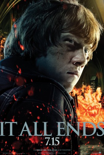 Ron character banner for 'Deathly Hallows: Part 2'