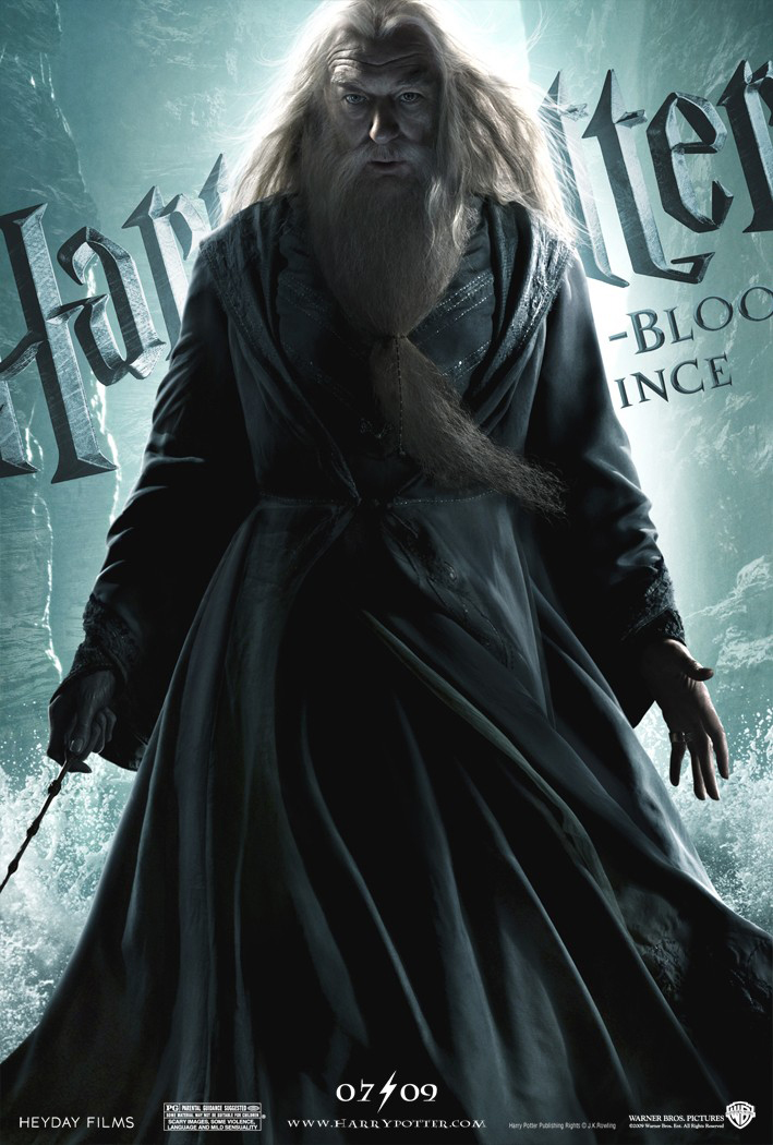 Harry Potter and the Half-Blood Prince Dumbledore poster — Harry Potter Fan Zone