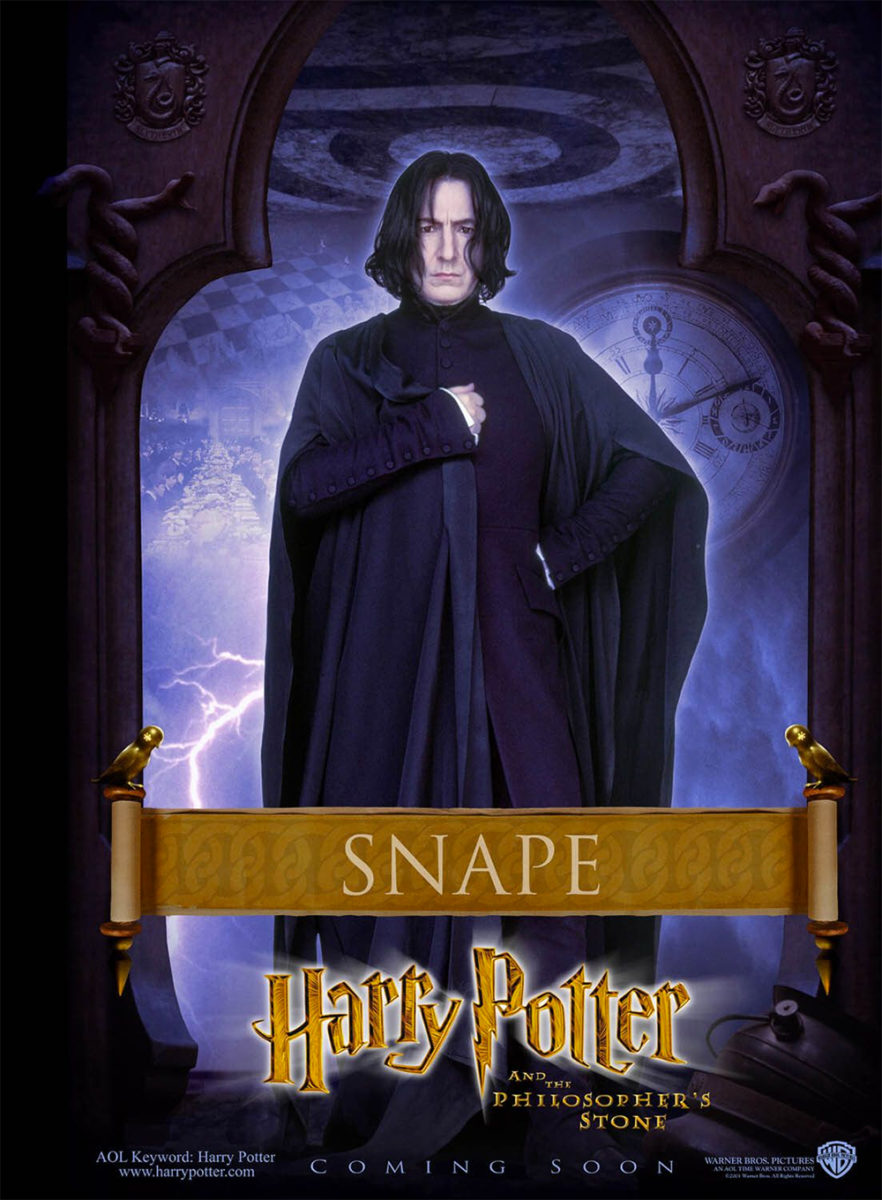 Harry Potter and the Philosopher’s Stone Snape poster — Harry Potter