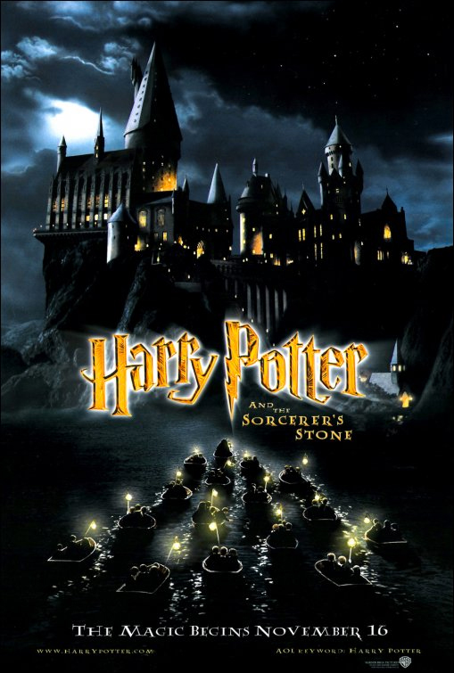 Harry Potter and the Sorcerer’s Stone ‘The Magic Begins’ poster — Harry